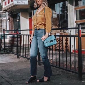 Madewell Long Sleeve Wrap Top